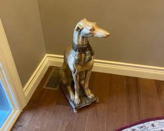 . . . dog statue