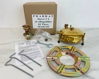Lot 4034 Garrett Wade Prabhat Paraffin Stove Collapsible NEW