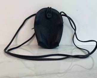 Lot 4191 Jane Hopkinson Leather Double Strap Cross Body Bag Adjustable Strap Made in England