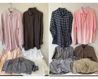 Lot 4086 Mens Long Sleeve Button Shirts XL XLT Various Designers