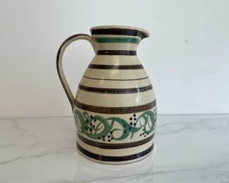 Lot 4091 Scottish Pottery Large Stoneware Jug Pitcher Made by Buchan Portobello