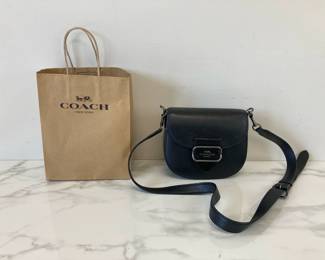 Lot 4073 Coach Morgan Shoulder Morgan Saddle Purse