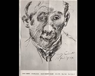 Lot 3947 Lovis Corinth 60 Self Portraits Exhibition Gallery Allan Frumkin NY Wall Art