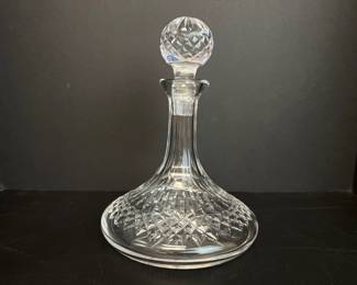 Lot 4113 Waterford Lismore Ships Crystal Decanter