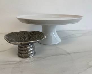 Lot 4126 Arzberg White 12 Cake Stand Mushroom Trinket Holder