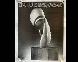 Lot 3087 Constantin Brancusi Exhibition Poster Wall Art