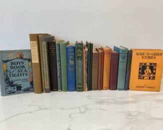 Lot 957 Vintage Hardcover Books for Shelf Styling