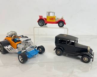 Lot 4030 Vintage Tonka Toy Cars Rat A Tat Tat Ford Model A Coupe Rumble Bee Toy Car Street Streaks Hot Rod