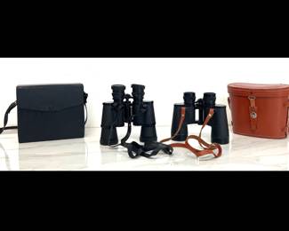 Lot 4095 Vintage Binoculars Bushnell Ensign Atcolite