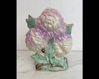Lot 4161 Vintage McCoy Pottery Pink Chrysanthemum Flower Vase