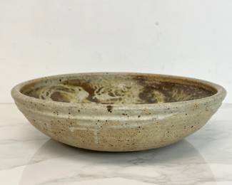 Lot 4120 XLarge Vintage Scottish Pottery Bowl Signed Hird Kelso Pottery