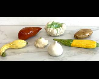 Lot 4056 Ceramic Vegetables