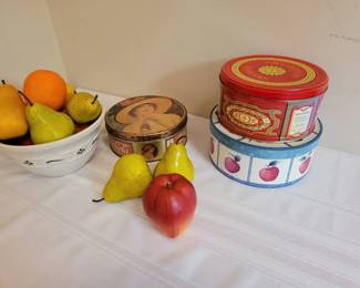 Longaberger Bowl And Vintage Coke Tin Plus