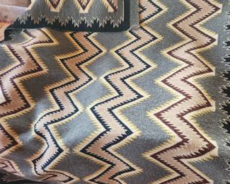 59" x 38" - Navajo Dazzler - Extra Fine Weave.