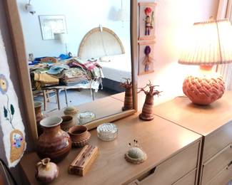 Mid-Century Modern Dressers with Mirror.