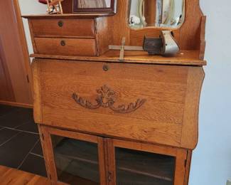 Antique Secretary Desk-very good condition.