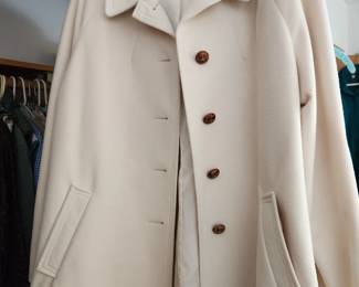 Women's Vintage 60's Coat. Many 40's, 50's, 60's, etc. Women's clothes. Size Medium to LX. Women's Shoes size 10.