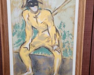 Print by Edgar Degas.