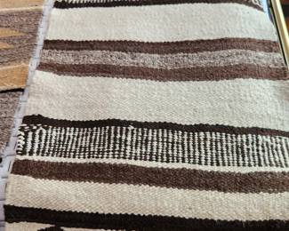 Handwoven Wool Navajo - 30" x 15".
