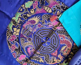 Asian Fabric Pillow Tops.