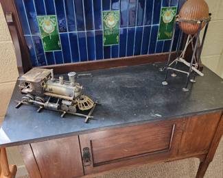 Antique Art Nouveau Sideboard. Lovely.