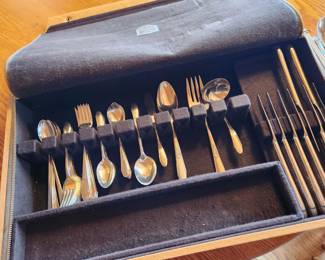 Stainless Steel Flatware in Case.