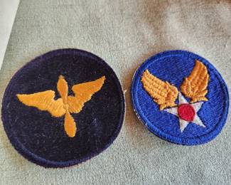 United States Air Force Patches. One on the right is 'Hap Arnold Emblem'.