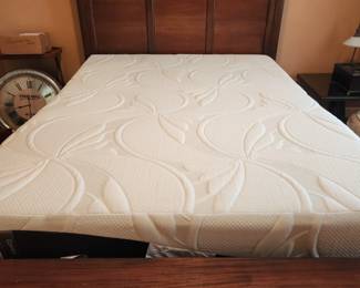 Queen Size Bed with Motor Beautyrest Mattress.