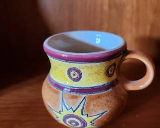 Handpainted Mexican Mug.