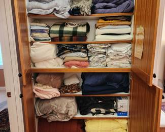 Lots of great linens.