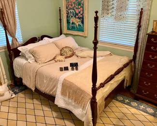 Queen bed with Sleep Number mattress