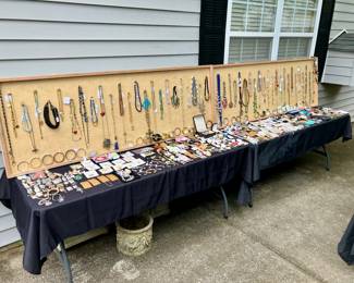 Hundreds of pieces of jewelry