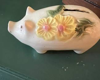 Porcelain piggy bank