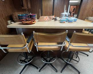 Mid century bar stools