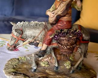 Capodimonte figurine signed by Mollica