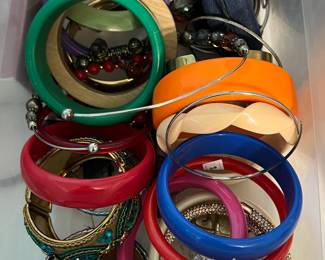Costume Jewelry, Bangle Bracelets. Follow Facebook Page: 228EstateSellers for early access details and bonuses - Pre-sales available