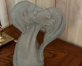 Romantic Lovers Sculpture - Heavy. Follow Facebook Page: 228EstateSellers for early access details and bonuses - Pre-sales available