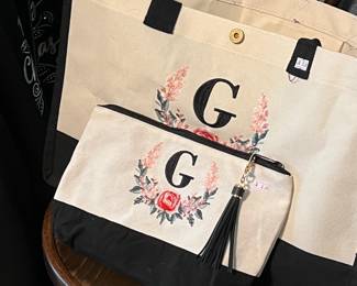 Embroidered "G" Bag and "G" Purse. Follow Facebook Page: 228EstateSellers for early access details and bonuses - Pre-sales available