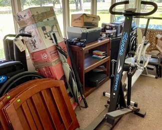 STAMINA STEPPER, WEIGHT BENCH, WHEELCHAIR, ELECTRONICS