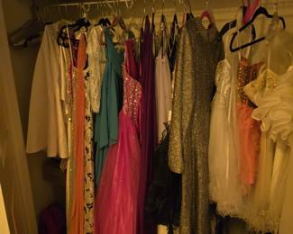 Evening gowns and cocktail dresses