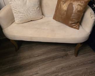 Ivory chaise lounge