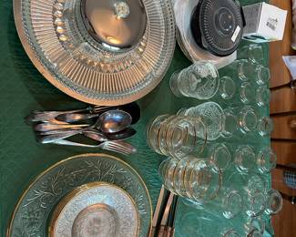 Dishes and glasses