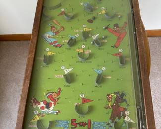 Antique pinball game