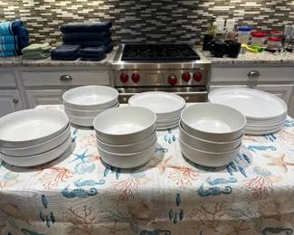 Crate Barrel 6 place settings