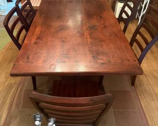 table and chairs