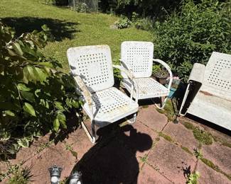 Metal patio furniture