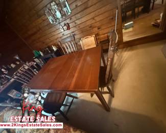 table and chairs