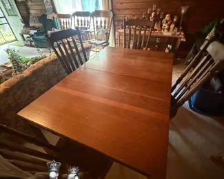 table and chairs