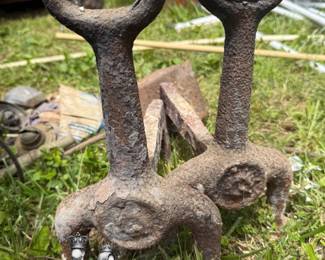 Cast Iron Andirons