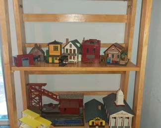 Train layout decor